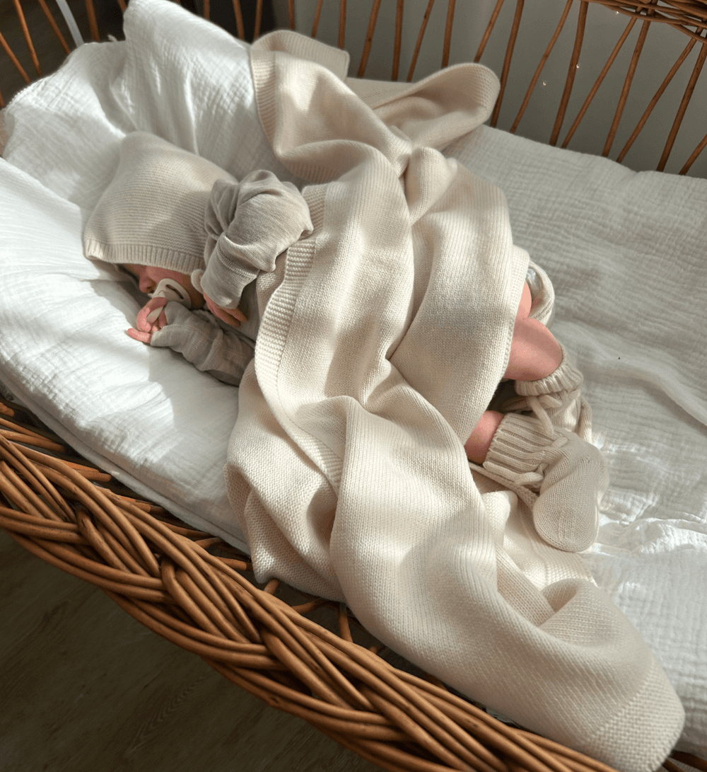 Bundle Premium: Babydecke, Babyschuhe & Babymütze