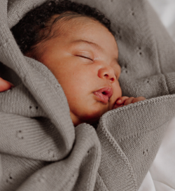 Babydecke Merinowolle Lil' Leo