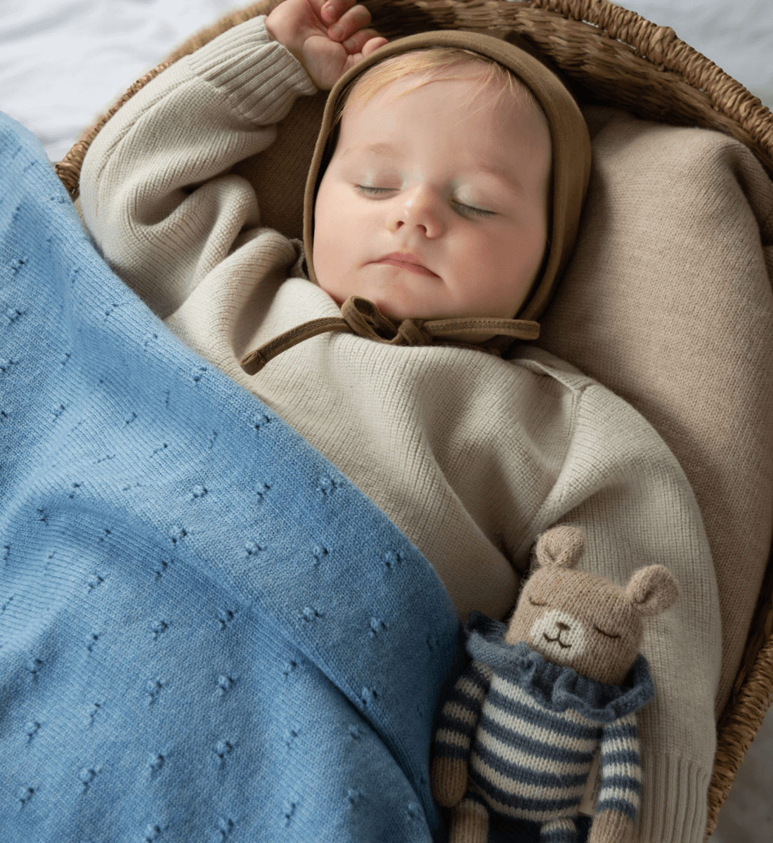 Babybekleidung und Babydecke aus Merinowolle Lil' Leo